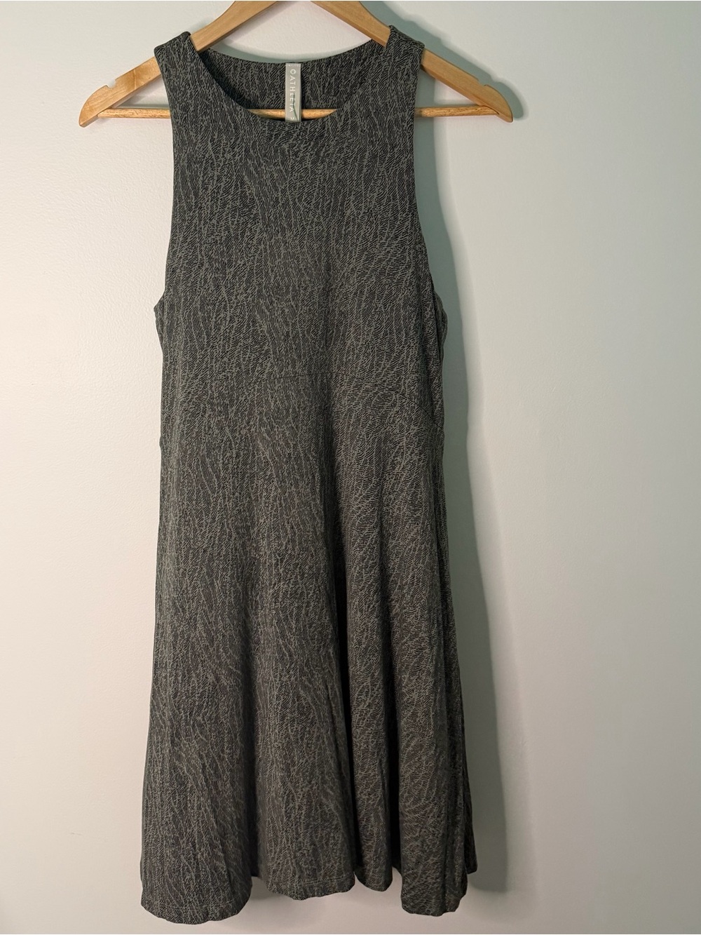 Athleta Sleeveless Modal Fit-In-Flare Swing Dress - Women’s Medium Green